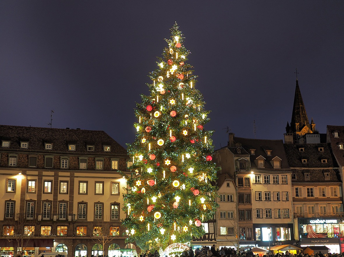 Strasbourg et son sapin (c) Dmitry Djouce