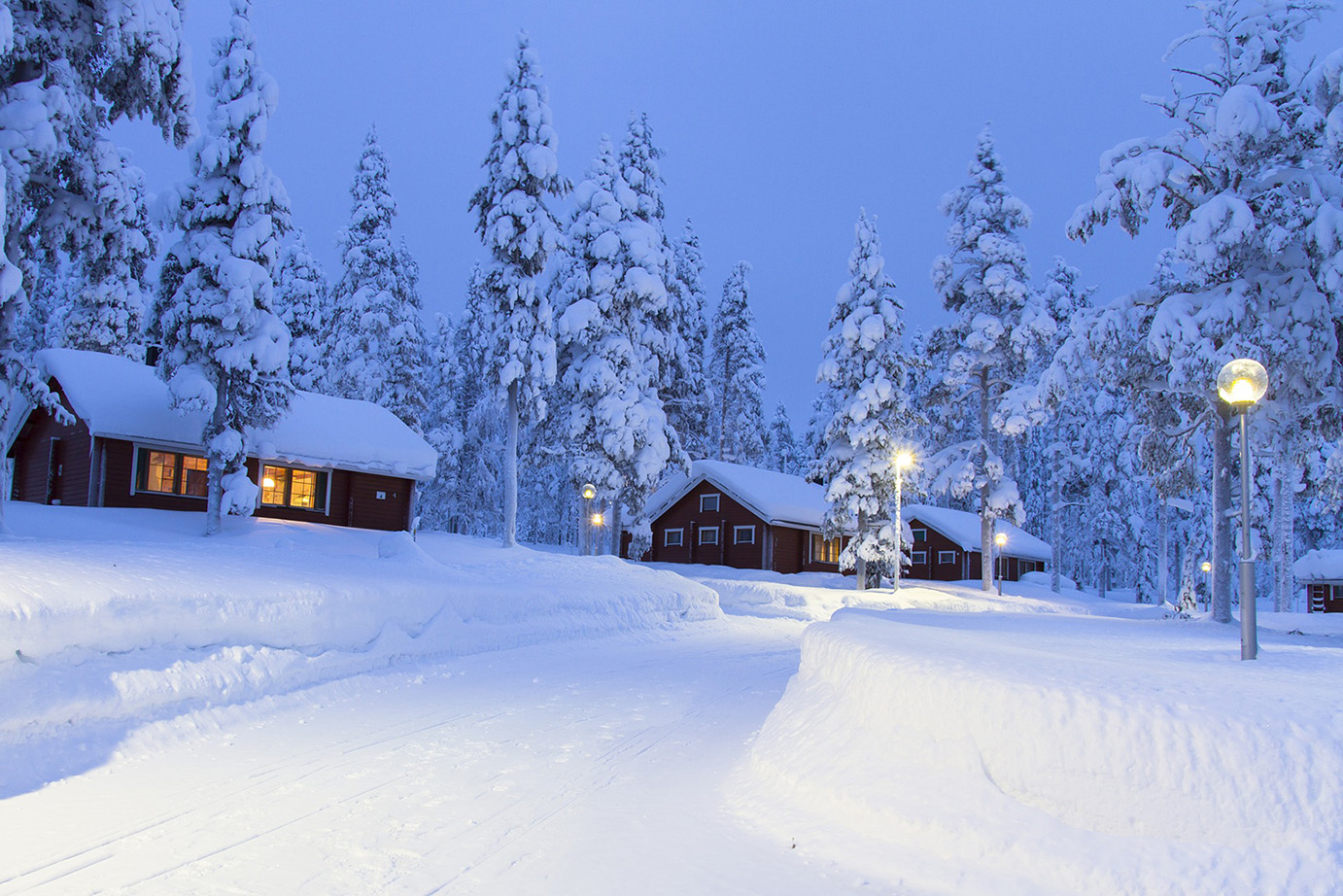 L'hiver en Laponie